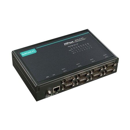 Moxa 8Port Desktop Lite Dvc Srvr, 10/100M Eth., Rs-232 Db9, Nport 5610-8-Dtl NPort 5610-8-DTL